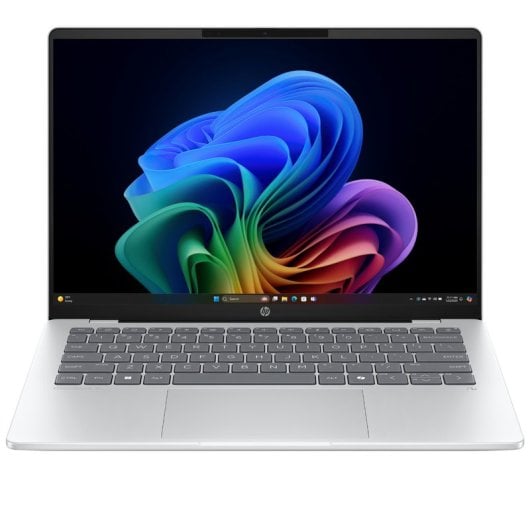 HP OmniBook 5 Portátil NGAI 14-he0004ns 14" OLED Snapdragon X 16GB 512GB SSD Copilot+ WIN 11 Plata