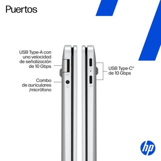 HP OmniBook 5 Portátil NGAI 14-he0004ns 14" OLED Snapdragon X 16GB 512GB SSD Copilot+ WIN 11 Plata