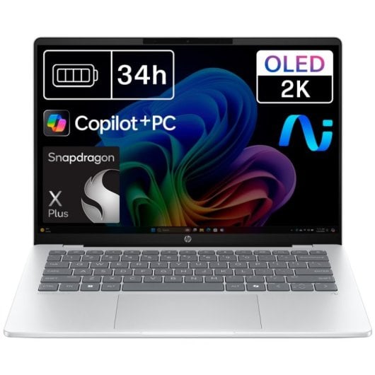 HP OmniBook 5 NGAI 14-he0005ns 14" Snapdragon X Elite 16GB 1TB SSD OLED IA Windows 11 Home