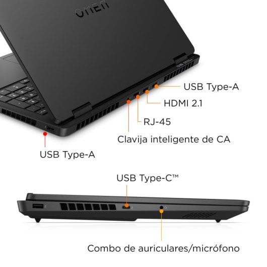 HP OMEN 16-ap0005ns 16" AMD Ryzen 350 8C/16T 32GB DDR5 8GB NVIDIA GDDR6 FreeDOS Schwarz