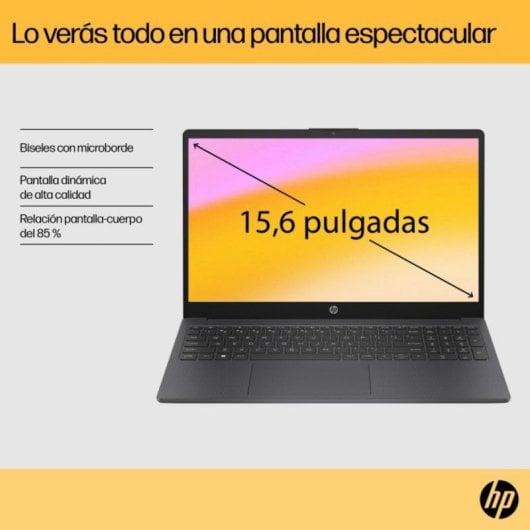 Portátil HP 15-fc0182ns 15.6" AMD Ryzen 5 1TB SSD Blanc 10.5h