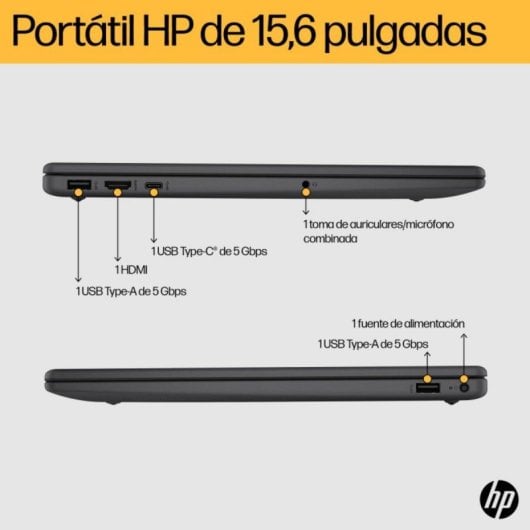 Portátil HP 15-fc0182ns 15.6" AMD Ryzen 5 1TB SSD Blanc 10.5h