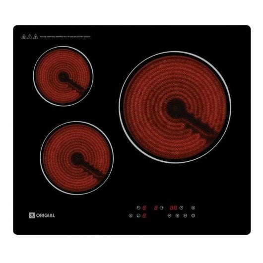 Placa vitrocerâmica Origial NEOHOB CERAMIC 30 5400W 3 zonas Touch Control