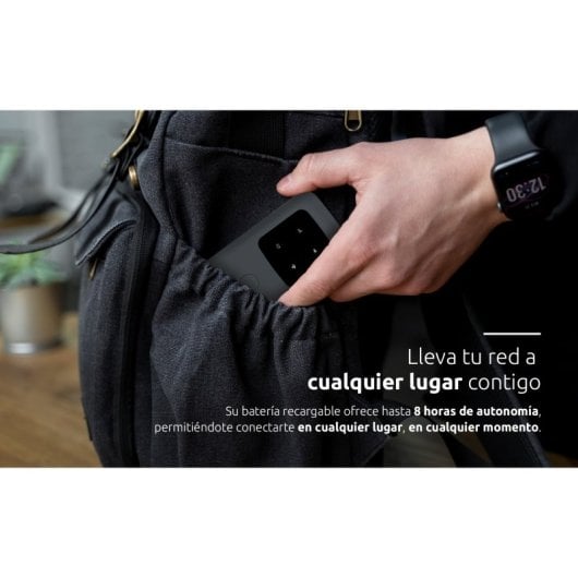 Strong 4GMIFI150CD Router Wi-Fi Portátil Hotspot LTE 4G 150Mbps com Ecrã Preto