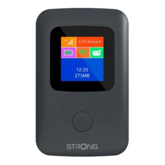 Strong 4GMIFI150CD Router Portátil Hotspot 4G 150Mbps Pantalla Wi-Fi LTE SIM Libre Negro