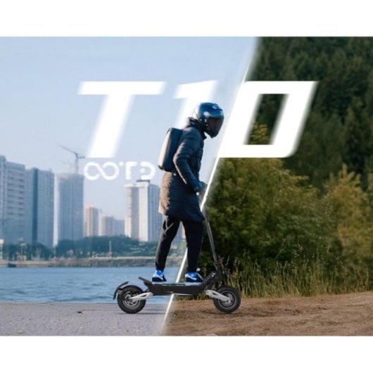Patinete Eléctrico OOTD T10 Motor 500W/Autonomía 45km/Frenos Disco/Neumáticos 11” Plegable