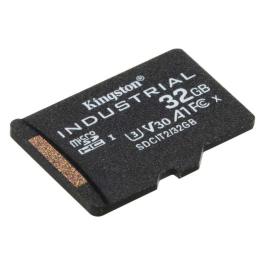 32GB Kingston MicroSDHC UHS-I Class 3 U30 V30 A1 Noir