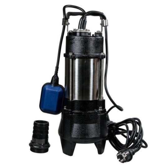 Bomba sumergible HY-EPFT1100 1100W 230V Vortex IP68 para aguas sucias y sólidos 40mm