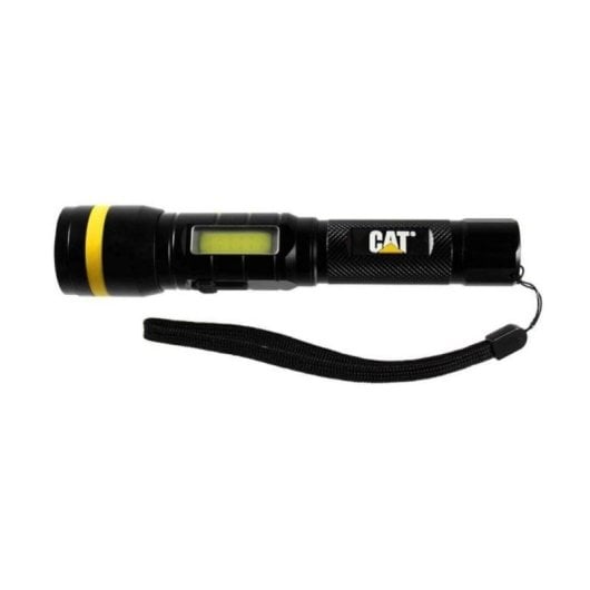 Linterna táctica CAT CT6215 COB LED 1000lm Powerbank Aluminio USB IPX4 Amarillo