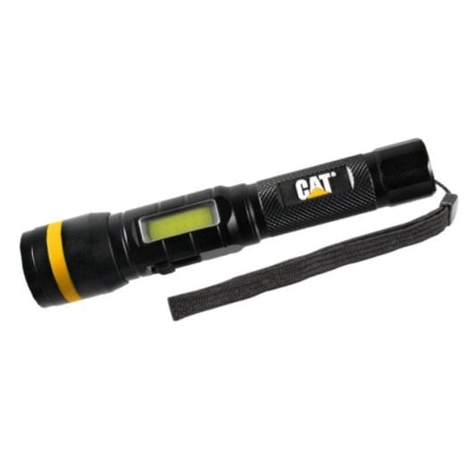 Linterna táctica CAT CT6215 COB LED 1000lm Powerbank Aluminio USB IPX4 Amarillo