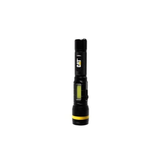 Linterna táctica CAT CT6215 COB LED 1000lm Powerbank Aluminio USB IPX4 Amarillo