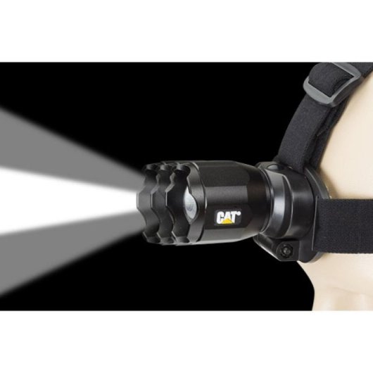 Lanterna de Cabeça CAT CT4205 LED 380 lm Recargável USB Preto Alumínio 120m