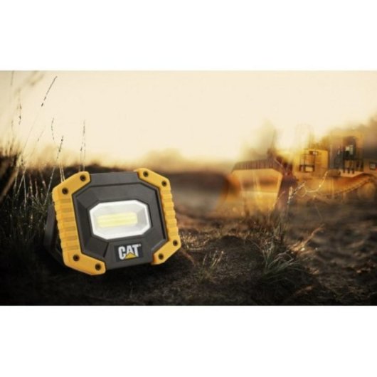 Lanterna Magnética CAT CT3545 ABS LED 250-500 lm USB Preto Amarelo
