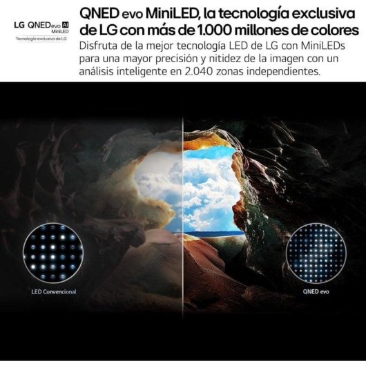 TV LG QNED 55QNED84A6C 55" 4K UltraHD 60Hz Smart TV WebOS HDR10 HomeKit