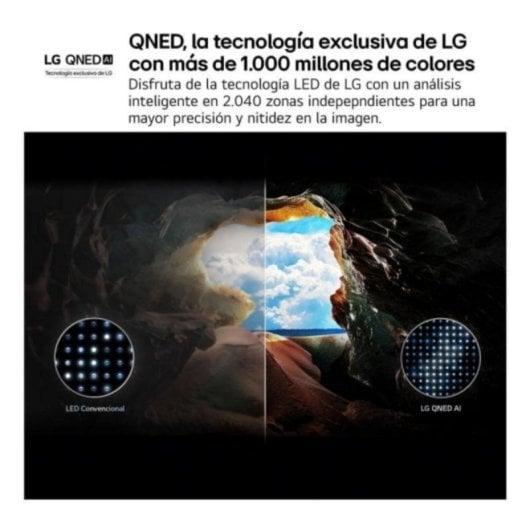 TV LG QNED AI 65QNED84A6C 65" 4K UltraHD Smart TV WebOS HDR10 Dolby Digital