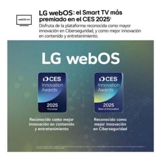 TV LG QNED AI 65QNED84A6C 65" 4K UltraHD 60Hz Smart TV WebOS HDR10 Dolby Digital