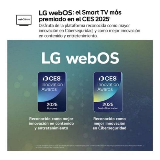 TV LG QNED AI 65QNED84A6C 65" 4K UltraHD Smart TV WebOS HDR10 Dolby Digital