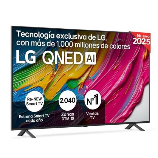 LG QNED AI 65QNED80A6A 65" QNED 4K Ultra HD HDR Smart TV WebOS