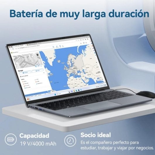 Portátil Vanwin GLX257KU Intel Core i7-6600U 16GB 512GB SSD MX330 FHD 15.6'' Huella Bluetooth Gris