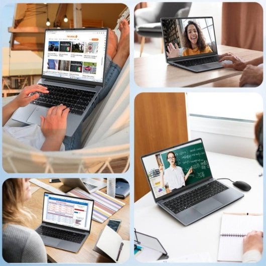 Portátil Vanwin GLX257KU Intel Core i7-6600U 16GB 512GB SSD MX330 FHD 15.6'' Huella Bluetooth Gris