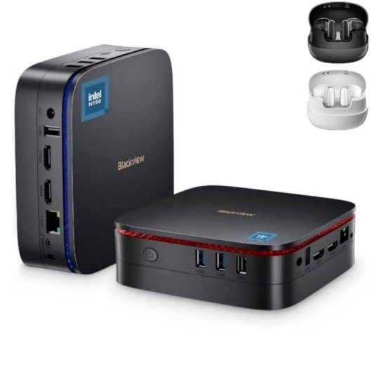 Mini PC Blackview MP60 Intel N150 16GB 512GB SSD UHD Graphics Windows 11 Pro Dual HDMI