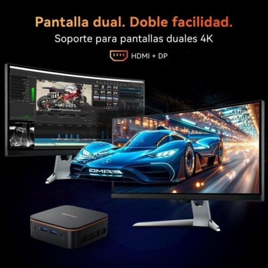 Mini-PC Blackview MP20 AMD Ryzen 3 3300U 16GB Radeon Vega 6 512GB SSD Windows 11 Pro Schwarz Ultra-kompaktes Format