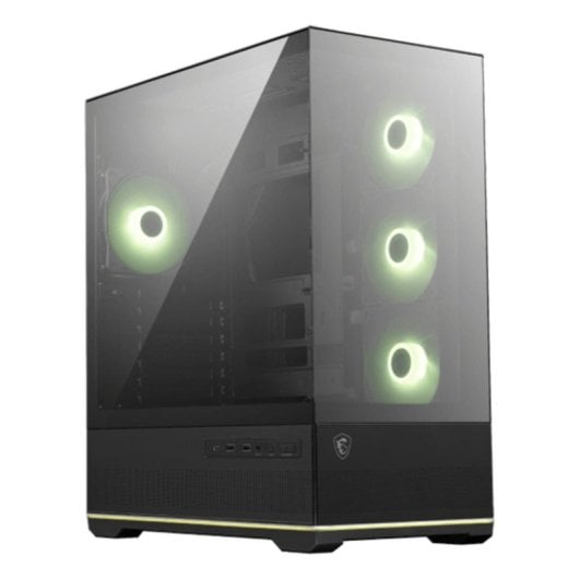 MSI MAG PANO 110R PZ Caixa ATX Gaming ARGB Vidro Temperado 270° Preta
