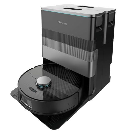 Saugroboter mit Wischfunktion Cecotec Conga X70 Mit Absaugstation Navigationsklasse KI Laser 15.000 Pa Sprachsteuerung Spezialbürste