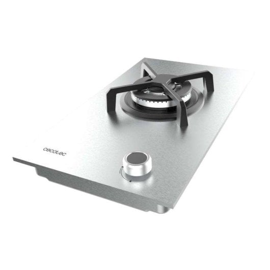 Placa de gas Cecotec Bolero Squad G 1400S Inox 3.4kW WOK Hierro Fundido