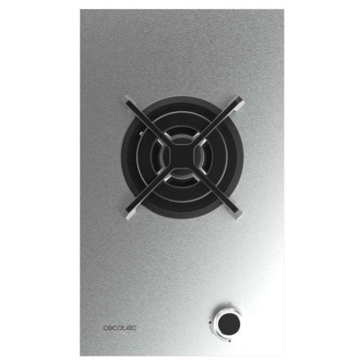 Placa de gas Cecotec Bolero Squad G 1400S Inox 3.4kW WOK Hierro Fundido