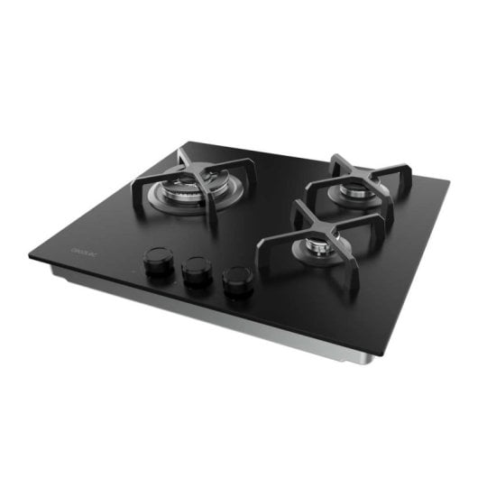 Bolero Squad G 3400S Nano Glass Plaque de gaz 3 Brûleurs 6,2kW avec WOK
