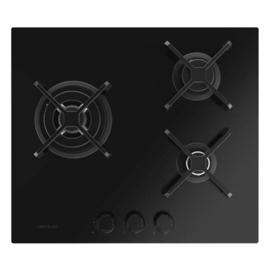 Plaque de cuisson Cecotec Bolero Squad G 3400S 3 feux Nano Glass fonte