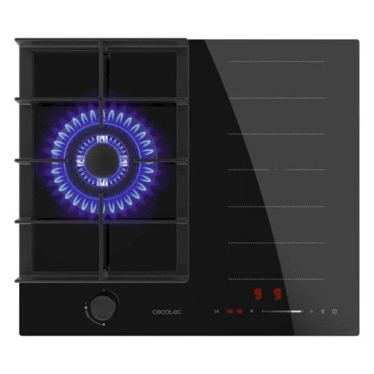 Plaque hybride Cecotec Bolero Squad GI 3500 Hybrid FullFlex 3500W induction 3,4kW Wok 9 vitesses verre noir