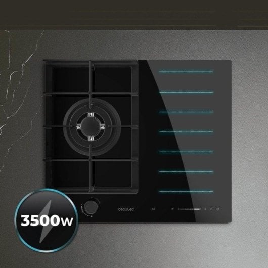 Plaque hybride Cecotec Bolero Squad GI 3500 Hybrid FullFlex 3500W induction 3,4kW Wok 9 vitesses verre noir