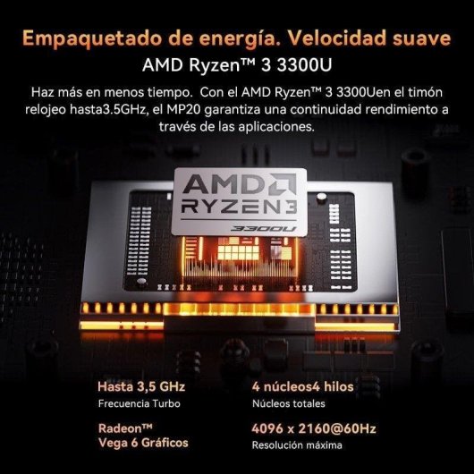 Desktop-PC Blackview MP20 AMD Ryzen 3 3300U 8GB 256GB SSD Radeon Vega 6 Windows 11 Pro