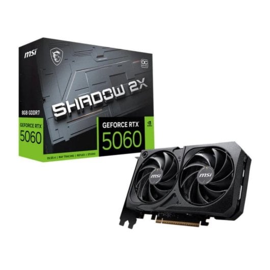 MSI RTX 5060 8G SHADOW 2X OC Carte Graphique 8 Go GDDR7 Performance Optimale