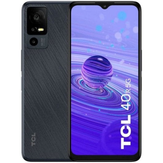 Smartphone TCL 40R 5G 4GB 64GB 6.6" Triple Cámara 50MP Negro Android 12 5000mAh