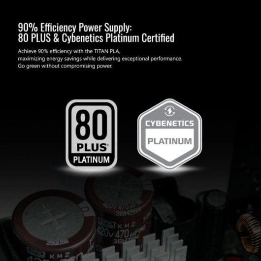 Montech Titan PLA 850W Bloc d'Alimentation Haute Performance Fiabilité Énergétique