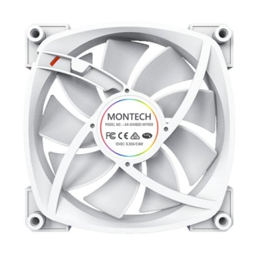 Ventola Montech AX140 PWM 14 cm 540-1760 RPM LED Bianco
