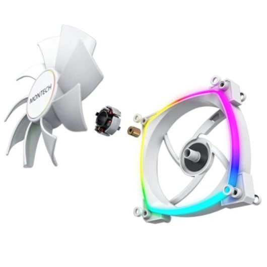 Ventola Montech AX140 PWM 14 cm 540-1760 RPM LED Bianco