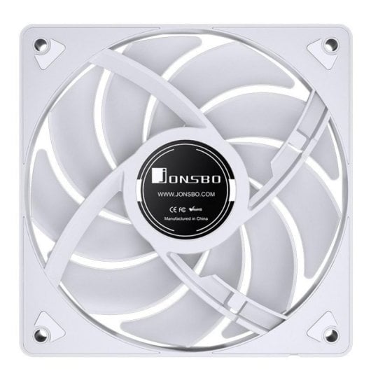 Jonsbo SL-120CW Ventoinha 120mm RGB 1500RPM Silenciosa Hidráulica Branca