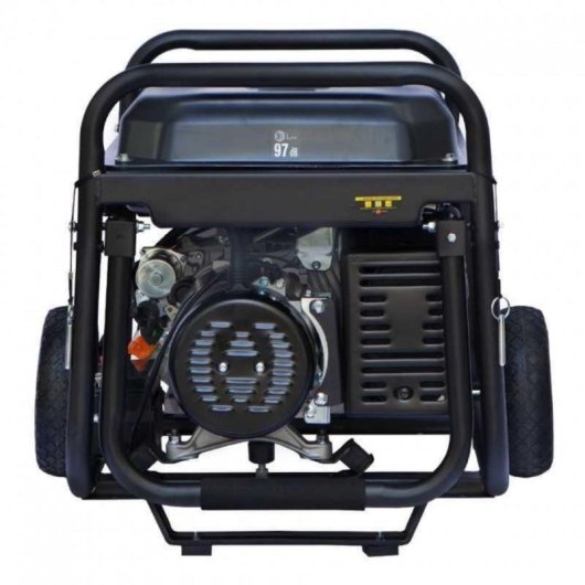 Generador Gasolina Hyundai Arranque Eléctrico Ruedas Macizas 7,7Kw monofásico 10,6kVA trifásico