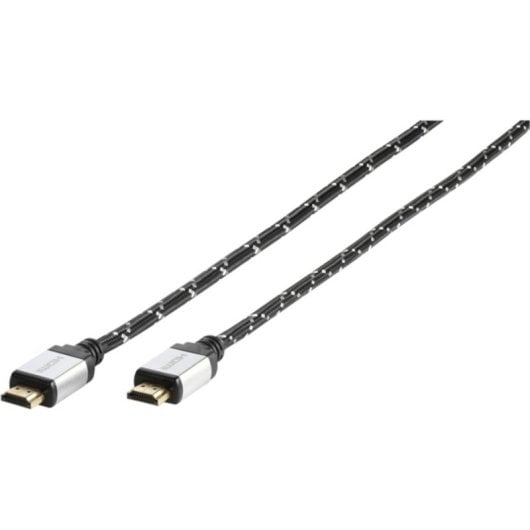 Câble HDMI Vivanco 42200 1,2 m, 3840 x 2160, HDMI Type A, Noir, Argent