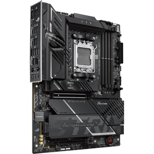 ASUS ROG STRIX X870E-H GAMING WIFI7 Motherboard ATX AMD X870E com Wi-Fi 7, DDR5, 4x M.2, 5GbE e Bluetooth 5.4