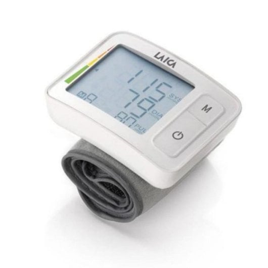 Tensiómetro de muñeca Laica BM7003 Bluetooth Automático LCD 2 usuarios Blanco