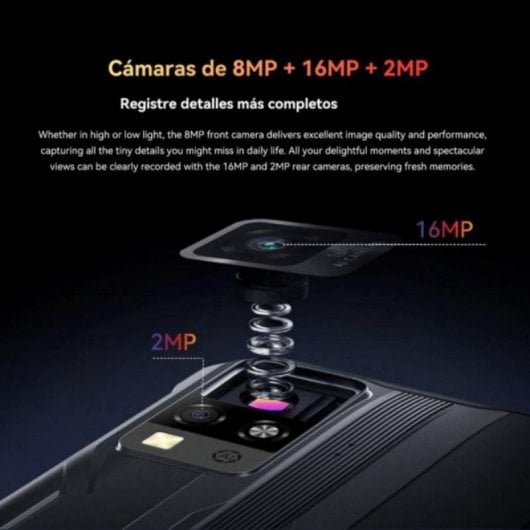Smartphone Blackview BV4800 SE 6,56" 4GB 64GB IP68 IP69K 5180mAh 4G Dual-SIM NFC Schwarz