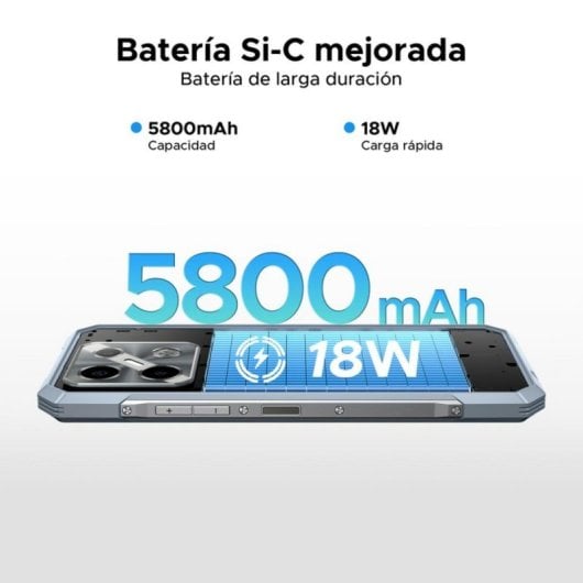 DOOGEE Blade GT Pro 5G Smartphone, 12 GB, 512 GB, 6,72 Zoll, 120 Hz Display, 100 MP Kamera, 5800 mAh Akku, Silber