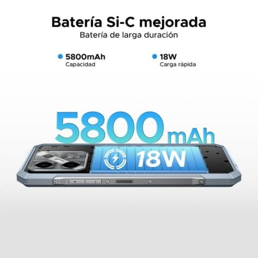 Smartphone DOOGEE Blade GT Pro 5G 12GB 512GB Ecrã de 6,72" 120Hz Câmara de 100MP Bateria de 5800mAh Preto