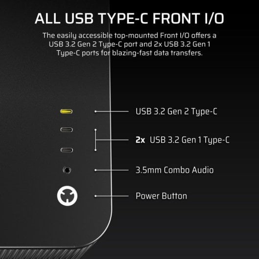 Boîtier Corsair AIR 5400 RS-R ARGB Verre Trempé Triple Chambre Noir