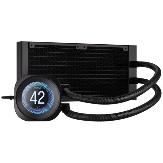 Refrigeración Líquida Corsair Nautilus 240 RS LCD 240mm 2 Ventiladores IPS